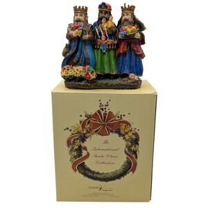 International Santa Claus Collection FigurineThree Kings Hand Painted 2003‎